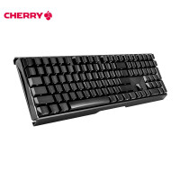 樱桃（Cherry）MX3.0S G80-3870LUAEU-2 机械键盘 有线键盘 全尺寸游戏键盘 无钢板侧刻 黑色 