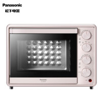 松下（Panasonic）斯里兰卡粉 30L大容量 电烤箱 上下独立控温  立体均匀烘烤 三段下拉门 NU-DM300P