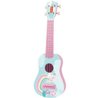 费雪(Fisher-Price)乐器尤克里里 宝宝早教音乐启蒙婴幼儿乐器女男孩开放式旋钮粉色GMFP034B