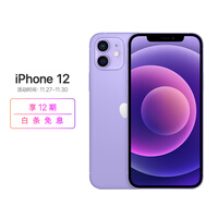 Apple iPhone 12 (A2404) 128GB 紫色 支持移动联通电信5G 双卡双待手机