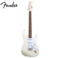 芬达吉他（Fender）SQ子弾系列ST型带摇把单单双线圈电吉他初学入门电吉它月桂木指板白色