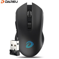 达尔优(dareu) 牧马人潮流版 EM905PRO 鼠标 无线鼠标 有线鼠标 双模游戏鼠标 充电鼠标 可编程按键 黑色