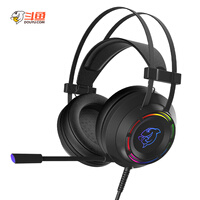 斗鱼(DOUYU.COM)DHG160游戏耳机 虚拟7.1声道 头戴式耳机 电竞耳机 游戏耳麦吃鸡耳机USB游戏耳麦黑色