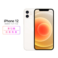 Apple iPhone 12 (A2404) 128GB 白色 支持移动联通电信5G 双卡双待手机