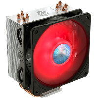 酷冷至尊(Cooler Master) 暴雪T400I V2风冷散热器(支持Intel平台/4热管直触/风量静音风扇/红