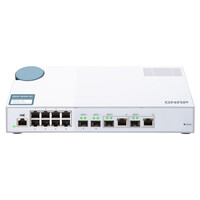 威联通(QNAP)QSW-M408-2C管理型交换机含4 个万兆网口(其中 2 个为复合端口)及 8 个千兆以太网络端口