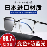 创果纯钛8999变色防蓝光防辐射眼镜谁买过的说说