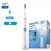 飞利浦(PHILIPS) 电动牙刷 成人声波震动(自带刷头*1) HX6511(新老包装随机发货)