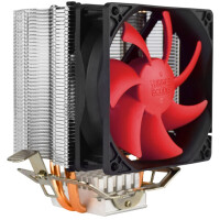 超频三（PCCOOLER）红海 CPU散热器（CPU风扇/9CM静音风扇/多平台/2热管/附带导热硅脂）