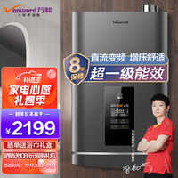 万和 (Vanward )16升零冷水燃气热水器佛山标准产品水气双调一级能效冷凝式天然气增压LS5W16【金榜爆品】