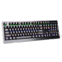 灵蛇（LINGSHE)无线充电机械键盘 大容量锂电池 3200毫安 无线有线双模  混光游戏机械键盘 K580 黑色 青