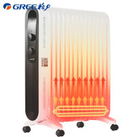 格力 （GREE） 京品家电 取暖器/电暖器/电暖气片家用 静音15片大面积制热电热油汀 NDY18-X6122