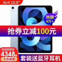 APPLE苹果iPad Air4 10.9英寸2020新款平板电脑 【Air4 10.9英寸】天蓝色 64G WLAN版