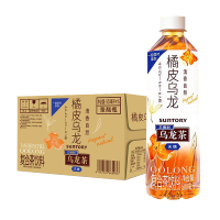 三得利（Suntory）茉莉乌龙茶 无糖0糖0脂茶饮料整箱 橘皮乌龙茶500ml*15瓶