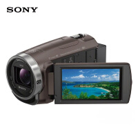 索尼（SONY）HDR-CX680 高清数码摄像机 5轴防抖 30倍光学变焦 棕色(含256G卡+备电+单肩包+三脚架+读卡器)