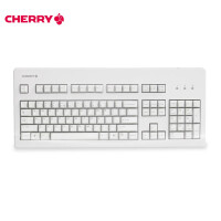 樱桃（Cherry）G80-3494LYCUS-0 机械键盘 有线键盘 游戏键盘 全尺寸键盘 经典复古 全键无冲 白色 