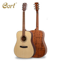 考特（CORT）Cort AD805 OP原木色 民谣吉他41英寸初学者入门圆角桃花芯木吉他