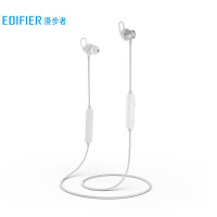 漫步者（EDIFIER）W200BT经典版 磁吸入耳式 无线运动蓝牙线控耳机 手机耳机 音乐耳机 带麦可通话 金属银