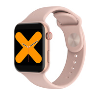 爱多 Watch智能手表适用苹果iPhone蓝牙通话运动手表心率血压血氧监测手环华为小米荣耀男女 第5代【粉色】1.54寸 44mm*36mm