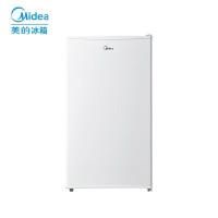 美的(Midea) 93升冰箱 单门直冷节能低音白色小型迷你家用小冰箱 BC-93M 企业购