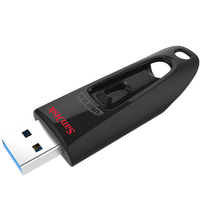 闪迪（SanDisk）128GB USB3.0 U盘 CZ48至尊高速 黑色 读速130MB/s 经典USB3.0 U盘 高速安全可靠