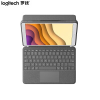 罗技（Logitech）Combo Touch 平板电脑键盘保护套 适用于iPad Air第三代和10.5英寸iPad Pro 