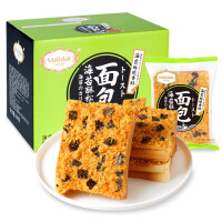 玛呖德 海苔酥松吐司面包酥脆香醇早餐零食品面包休闲小吃整箱500g