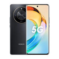 Glory X50 first generation Snapdragon 6 chip 1.5K ultra clear eye protection hard core curved screen 5800mAh ultra durable large battery 5G mobile phone 8GB+128GB elegant black