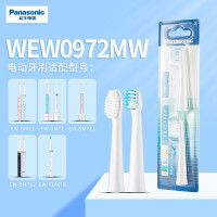 松下（Panasonic）电动牙刷替换牙刷头适用于DM71/DM711/DM31电动牙刷 WEW0972M一大一小刷头