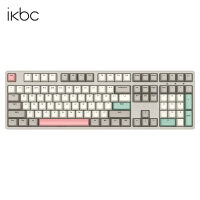 ikbc经典系列机械键盘无线游戏樱桃cherry87轴电脑外设笔记本数字电竞办公有线自营外接 C210工业灰有线108键