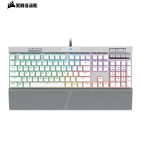 美商海盗船 (USCORSAIR) K70 RGB MK.2 机械键盘 有线键盘 游戏键盘 全尺寸 RGB PBT键帽 