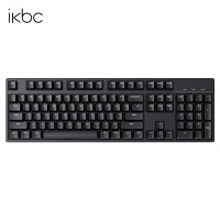 ikbc 蓝牙键盘机械键盘无线键盘C87C104樱桃键盘办公键盘cherry轴樱桃机械键盘自营pbt C104有线104键 红轴
