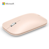 微软 Surface 便携鼠标 (Mobile Mouse) 砂岩金 | 时尚设计师鼠标 轻薄便携 蓝影技术 蓝牙鼠标 办公鼠标