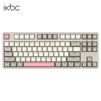 ikbc经典系列机械键盘无线游戏樱桃cherry87轴电脑外设笔记本数字电竞办公有线自营外接 C200工业灰有线87键 