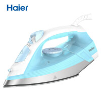 海尔（Haier）电熨斗 蒸汽挂烫机 1600W 自动清洗 家用手持迷你 电熨斗