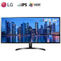 LG 34WL500 34英寸21:9带鱼屏 显示器2K IPS面板 高清游戏电竞电脑显示屏HDR sRGB99%高色域