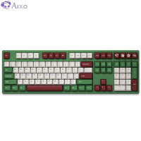 AKKO 3108 V2红豆抹茶机械键盘 游戏键盘 吃鸡键盘 电竞 无光 有线键盘 全尺寸 108键 绝地求生 Gate