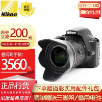 尼康（Nikon） 尼康3500  数码单反相机  D3500 /  D5600 半画幅 入门相机 D3500 AF 18-55G+64G卡+大礼包