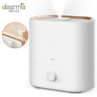 德尔玛 (Deerma) 空气加湿卧室客厅上加水加湿器家用加湿器母婴适用加湿器 小米白 DEM-ST635