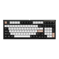 腹灵 FL980 98键 机械键盘 LOL电竞游戏热拔插机械键盘 单模有线版-全键可换轴-OV配色 凯华 BOX 红轴