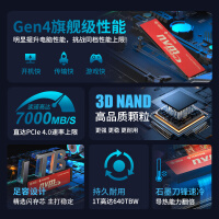 中科存 SSD固态硬盘 M.2接口(NVMe协议)笔记本台式机电脑适用 高速低耗能  TLC颗粒 [1TB]PCIe4.0·7000MB/s电竞款