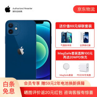 Apple iPhone 12 (A2404) 支持移动联通电信5G 双卡双待手机 蓝色 128GB