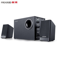 麦博(Microlab) M-200(13) 2.1多媒体有源音箱 低音炮 台式电脑音响