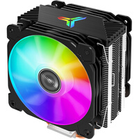 乔思伯(JONSBO)CR-1000 PLUS双风扇四热管CPU散热器(七彩流光/四热管双风扇/PWM温控调速)