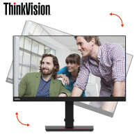 联想（ThinkVision）23英寸 IPS屏 升降旋转 广色域 纤薄窄边框 可壁挂 爱眼不闪屏 电脑办公显示器T23