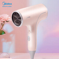 美的(Midea)电吹风 千万级负离子电吹风 速干柔顺护发吹风 过热保护吹风机MB-AY0305冰莹粉