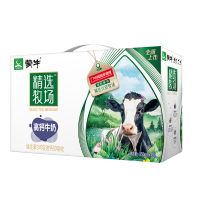 蒙牛 纯牛奶营养早餐奶整箱纯奶 200ml*24盒*2箱