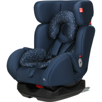 gb好孩子 高速儿童宝宝 汽车安全座椅 ISOFIX接口 360度旋转 双向安装全能王 CS772-B003 蓝色(0-