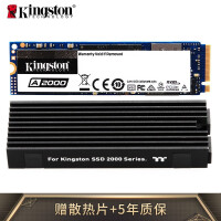 金士顿(Kingston) 500GB SSD固态硬盘 M.2接口(NVMe协议) A2000系列 含散热片