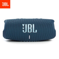 JBL CHARGE5 音乐冲击波五代 便携式蓝牙音箱+低音炮 户外防水防尘音箱 桌面音响 增强版赛道扬声器  蓝色